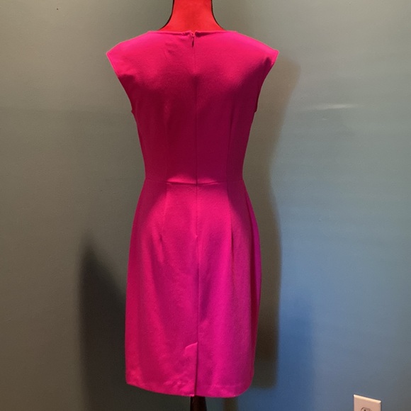 Merona Fuchsia Pink Sheath Dress Size Small - Picture 5 of 13